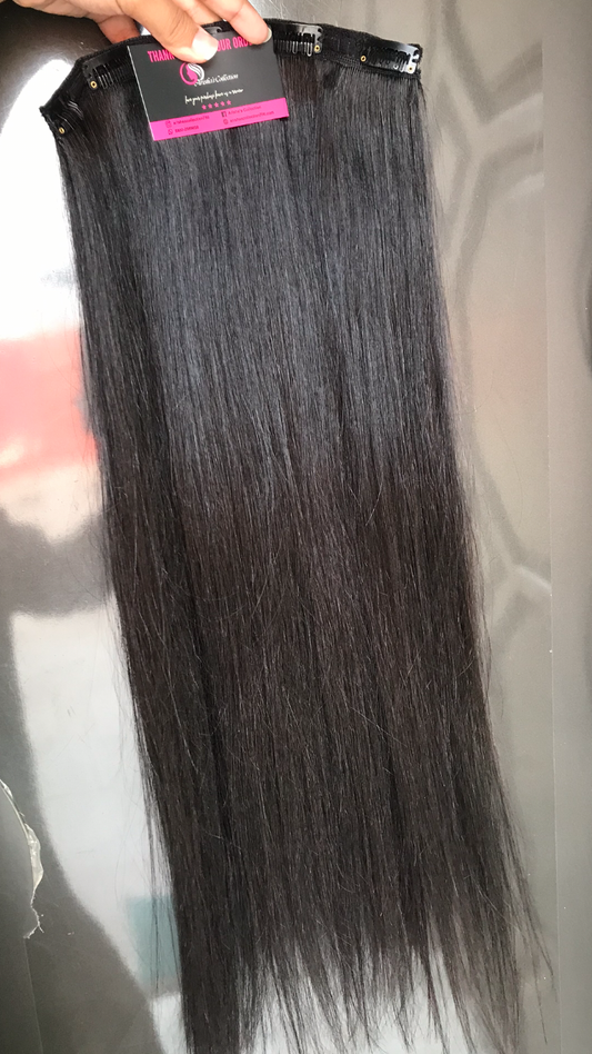 HALF HEAD HUMAN HAIR EXTENSIONS