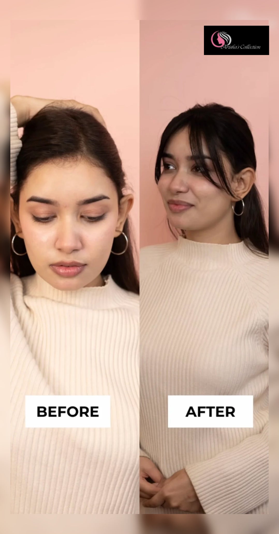 Forehead Patch / Receding Hairline Patch / Curtain bangs