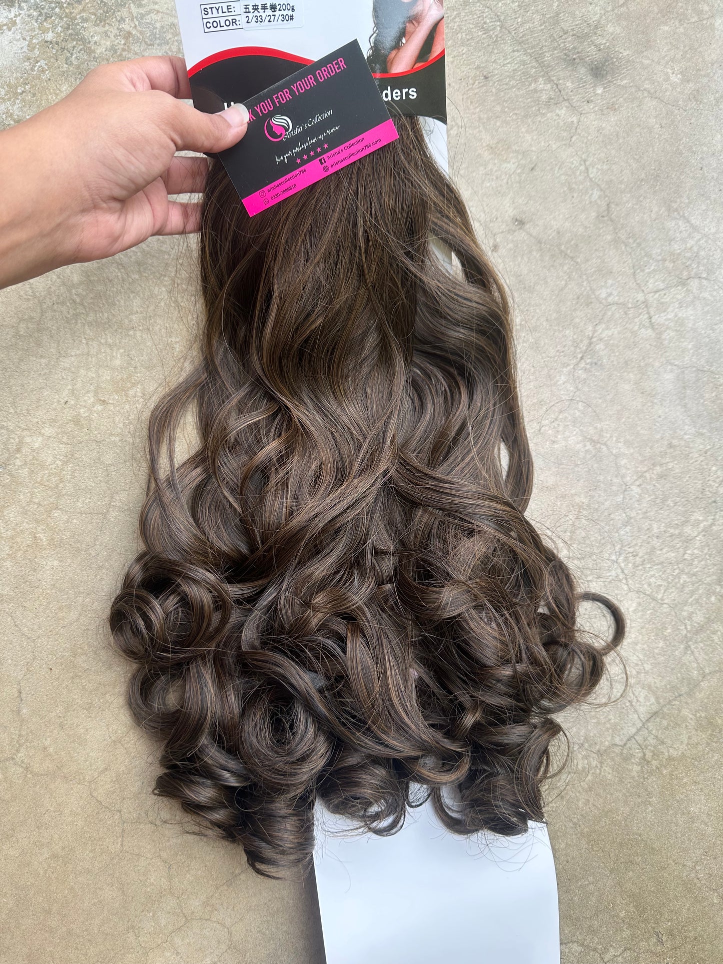 Half Head Heavy Curls Extensions