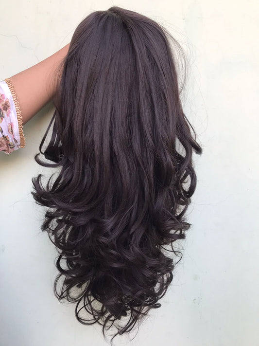 Full head blowdry cutting wig
