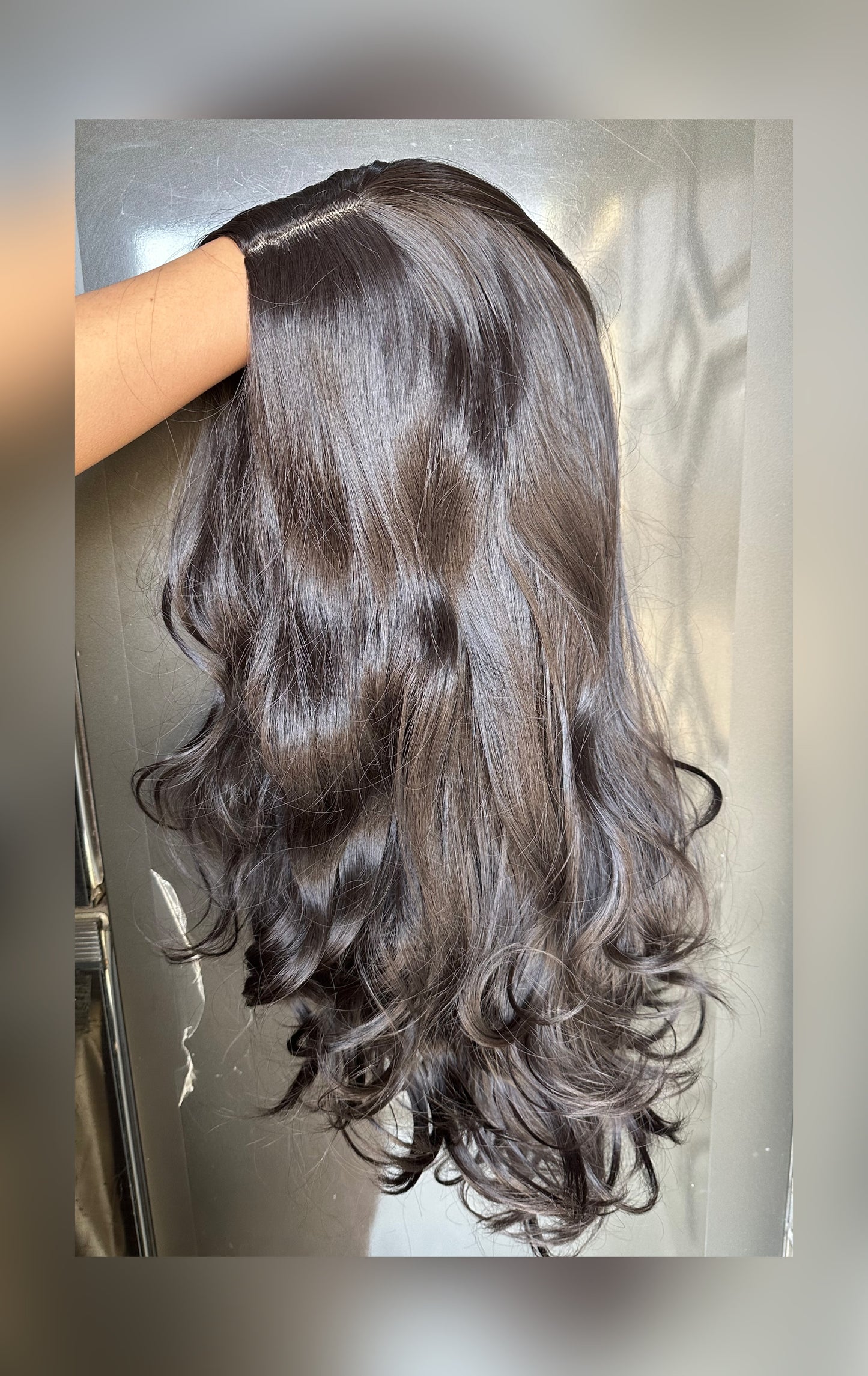 Full head wig natural shade