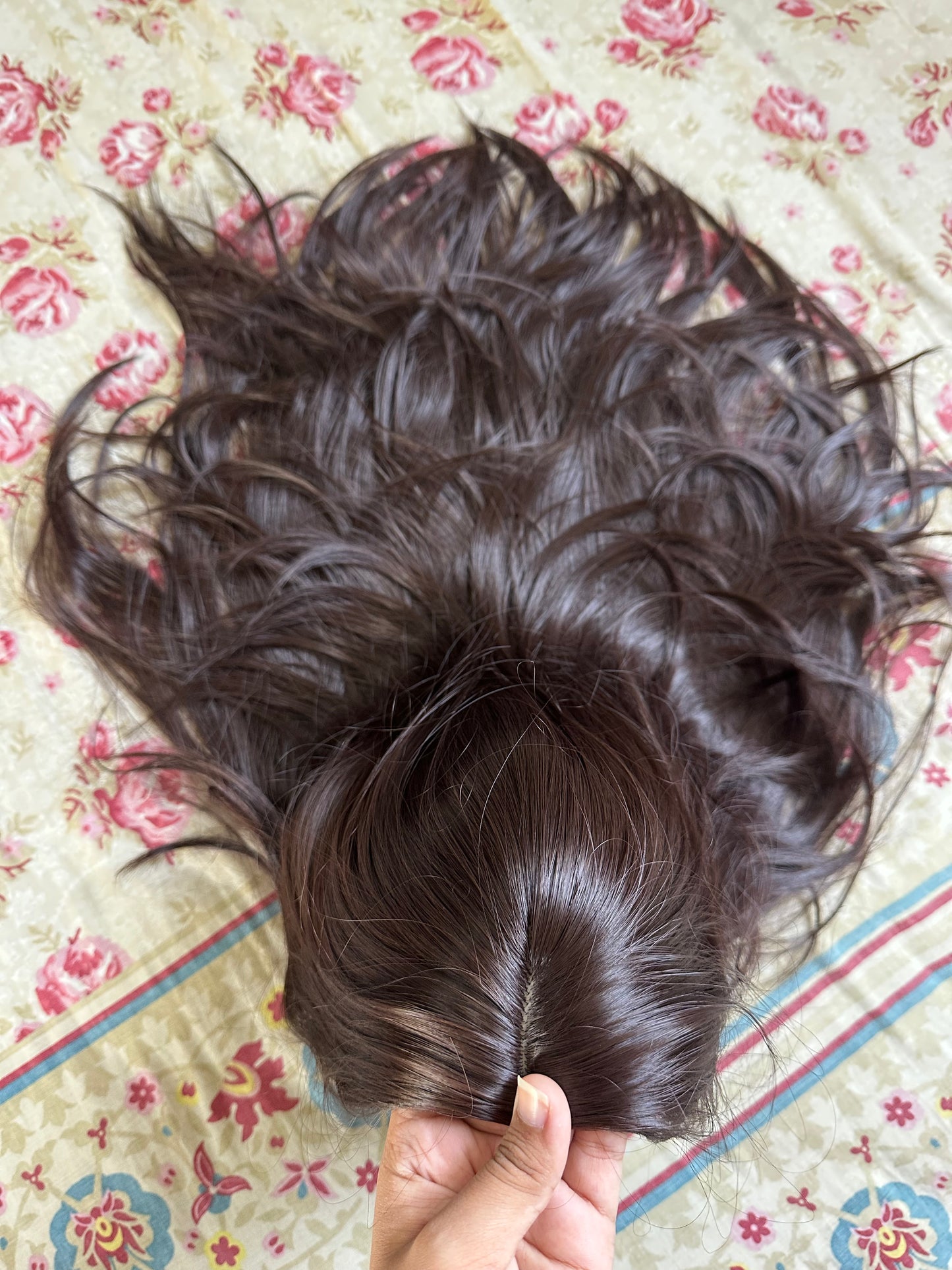 Full head layers cutting wig