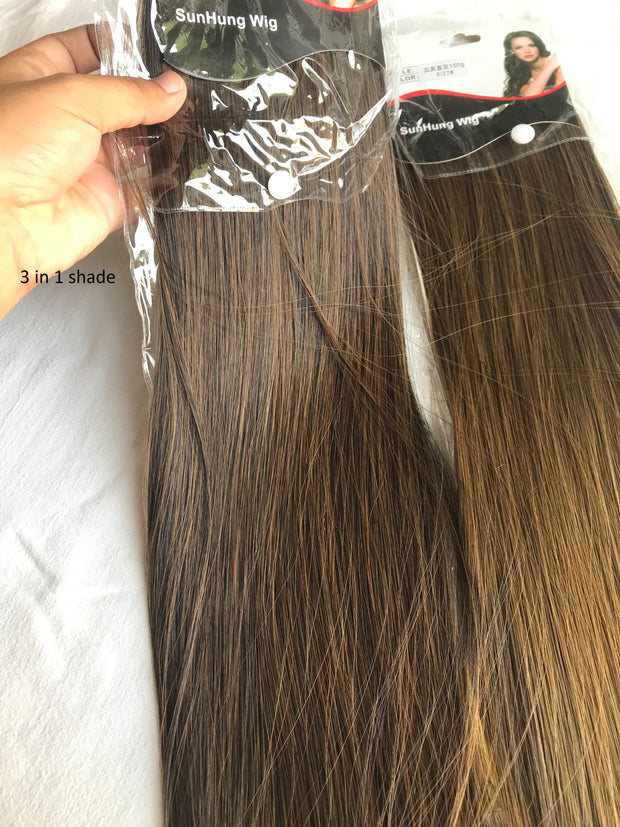 Half Head Straight Extensions