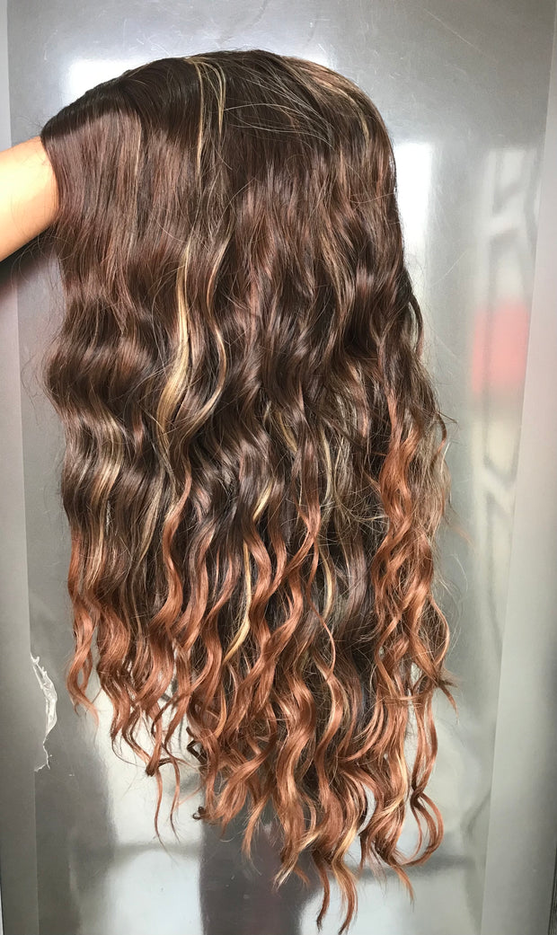 Full Head Beach Waves  Wigs (32 INCHES)